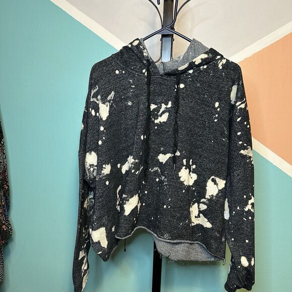 Rue 21 Plus‎ Sized 3x Tie Dye Bleached Look Crop Sweater Boho Look - Picture 1 of 3
